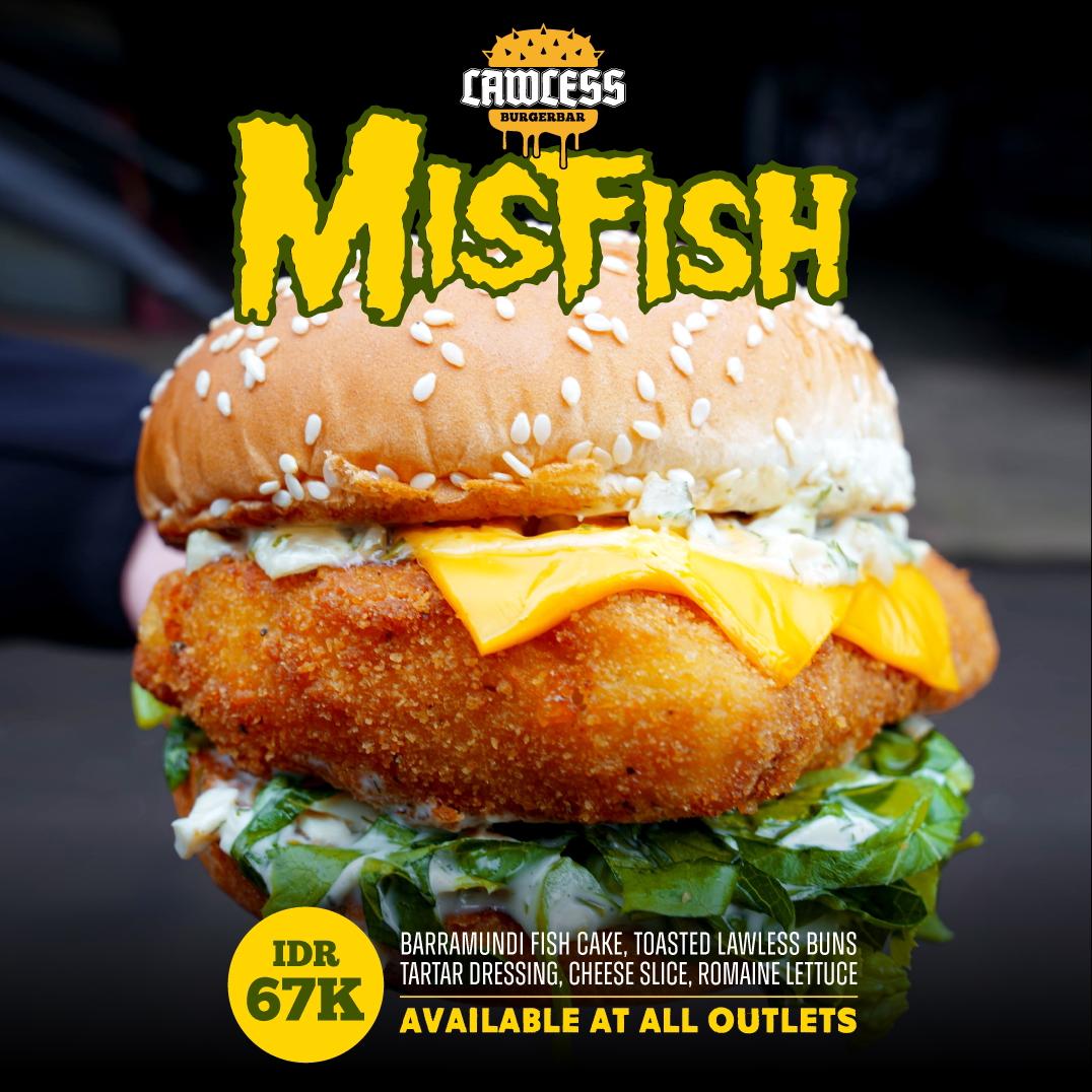 Misfish - Menu Bulanan Baru Dari Lawless Burgerbar ...