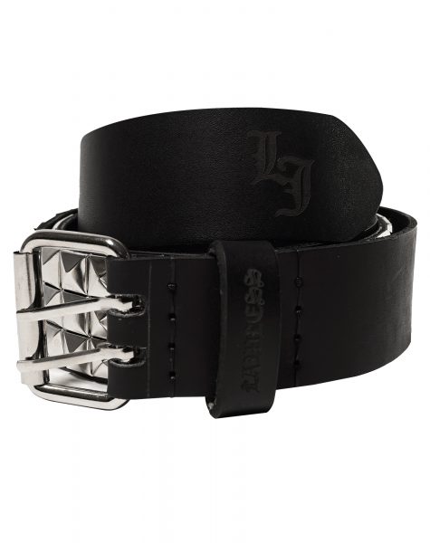 Lawless – Viserion Studded Leather Belt – Silver